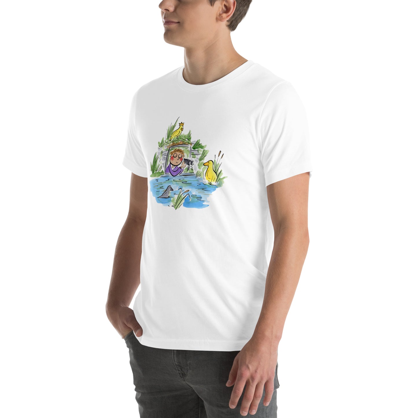 Wetlands Illustration by Rosie Brooks Unisex t-shirt