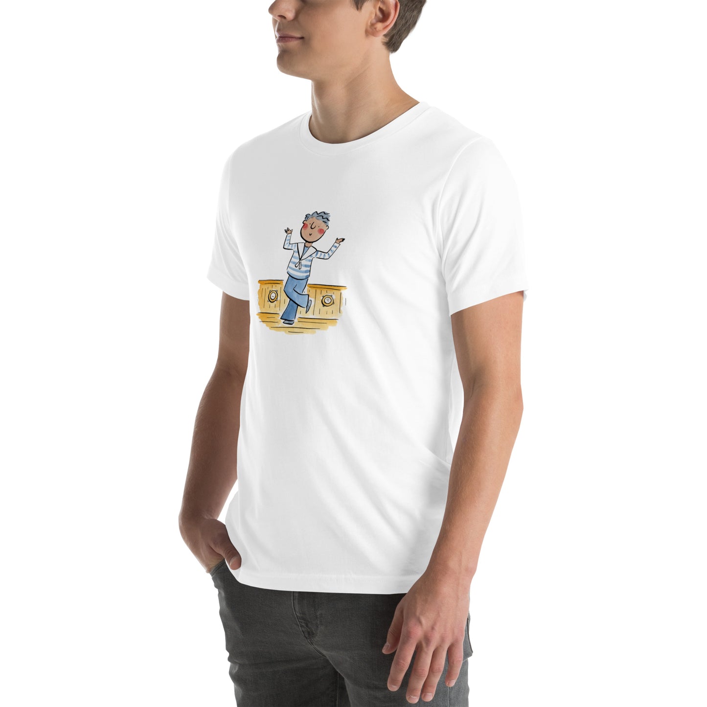 Sailor Illustration by Rosie Brooks Unisex t-shirt