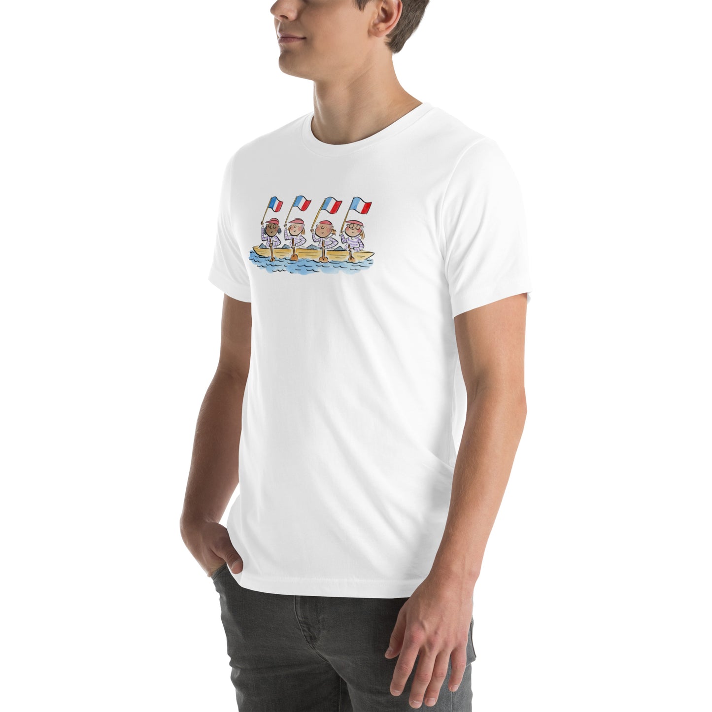 French Flag Rowers Unisex t-shirt