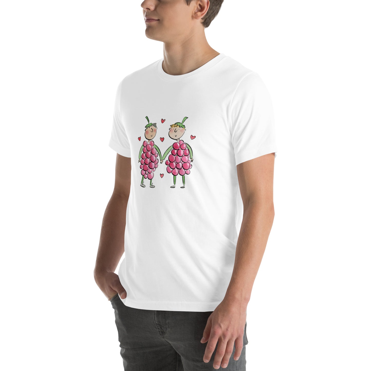 Raspberries Illustration by Rosie Brooks Unisex t-shirt