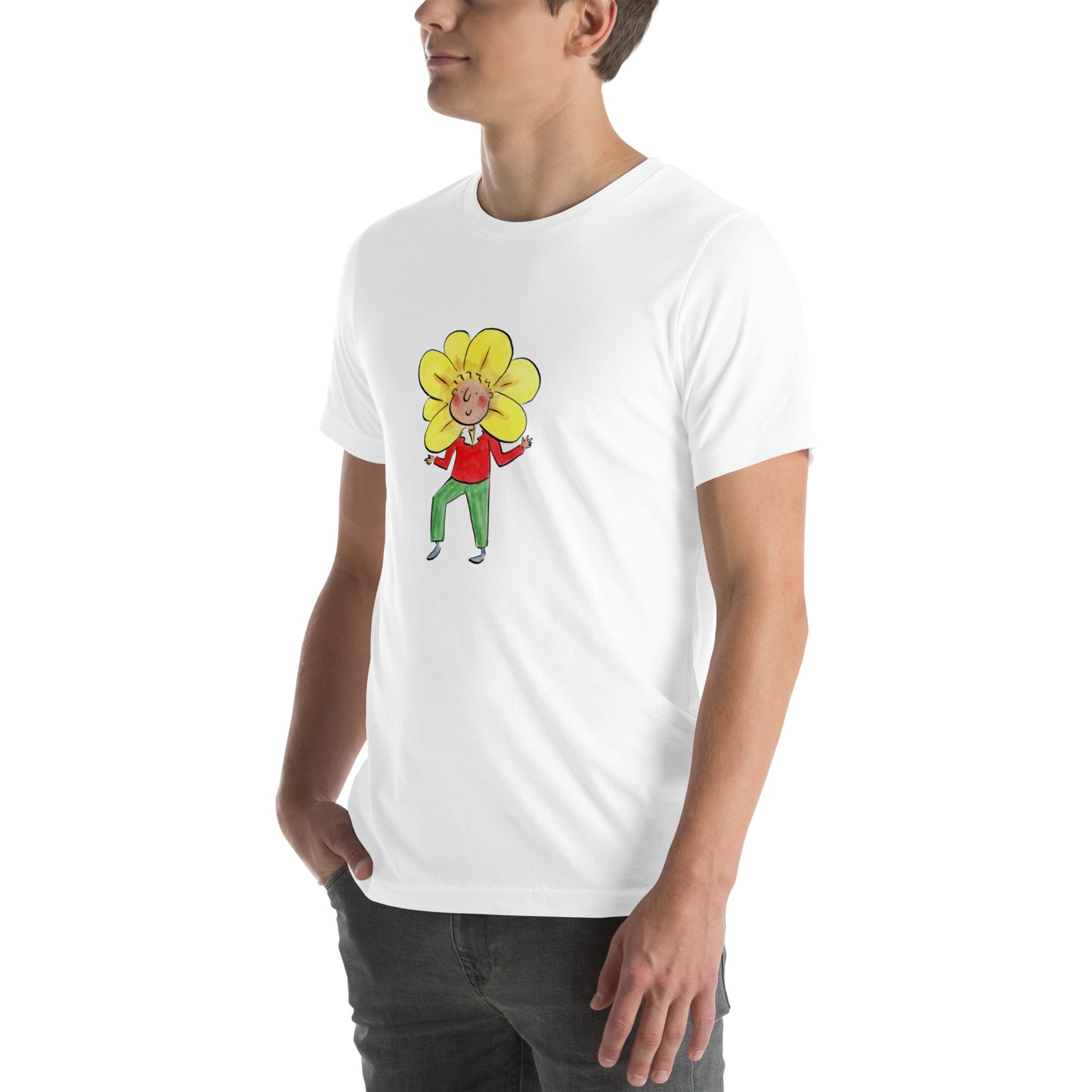 Daffodil Illustrations by Rosie Brooks Unisex t-shirt