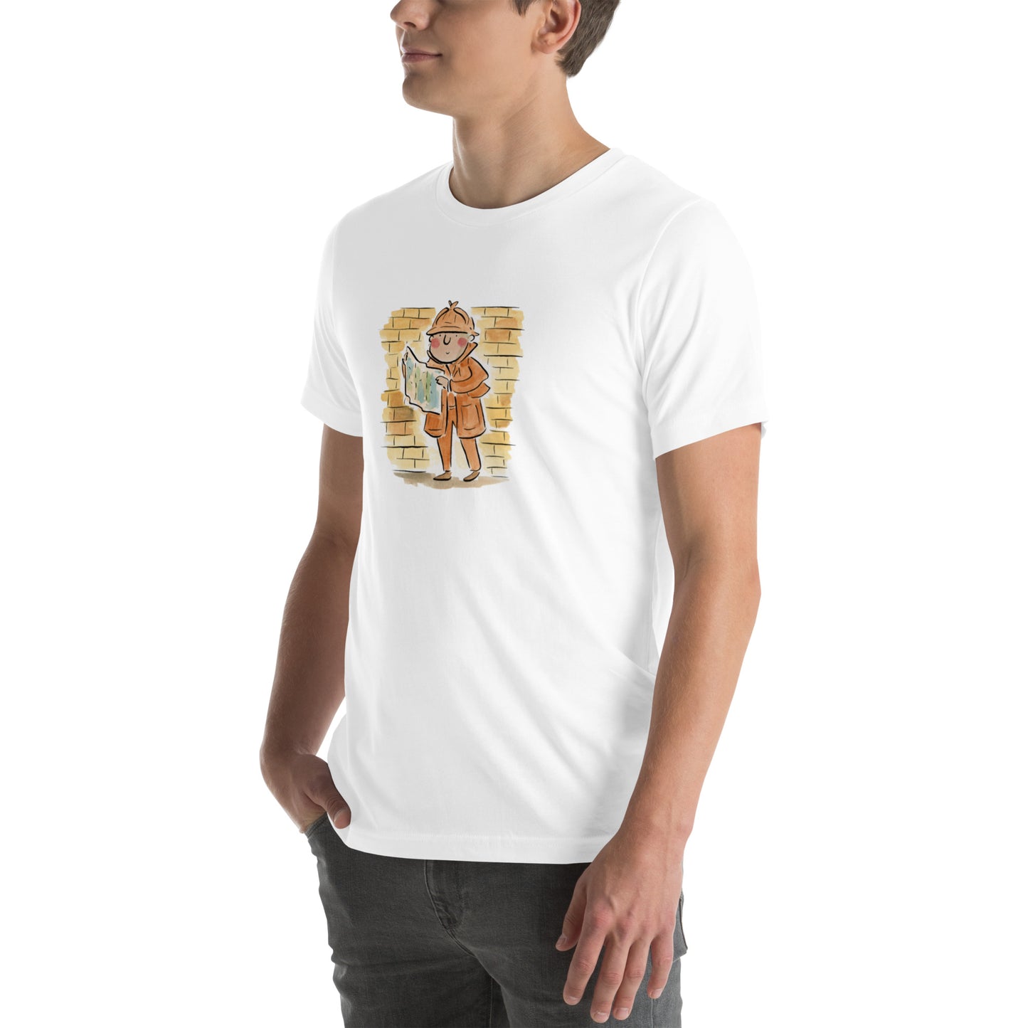 Detective Illustration by Rosie Brooks Unisex t-shirt