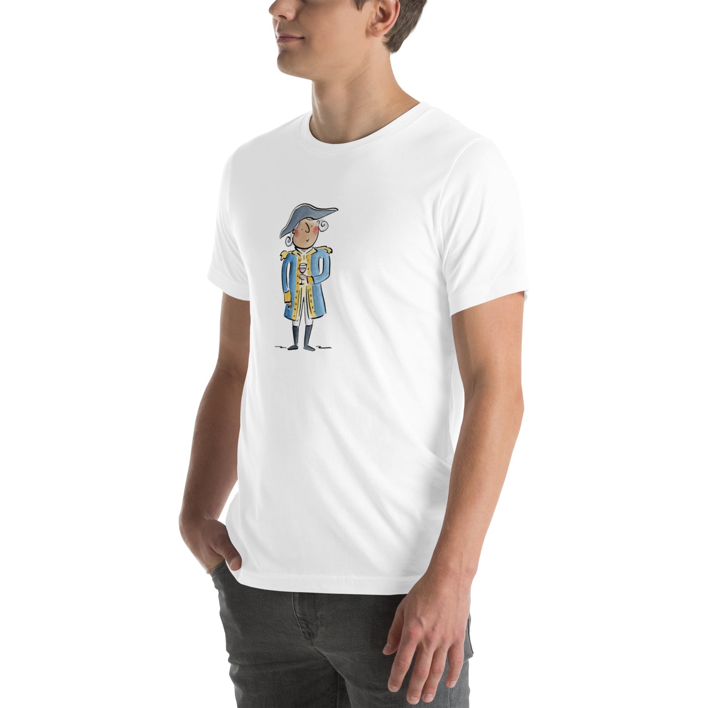 George Washington Illustration by Rosie Brooks Unisex t-shirt