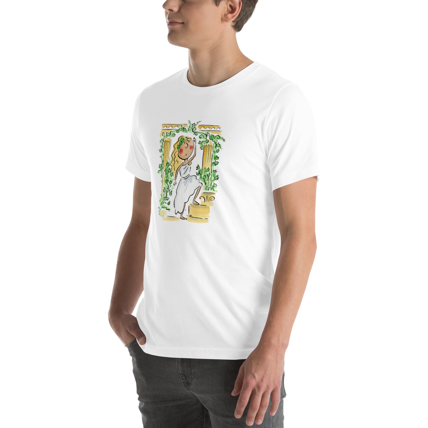 Greek Goddess Illustration by Rosie Brooks Unisex t-shirt