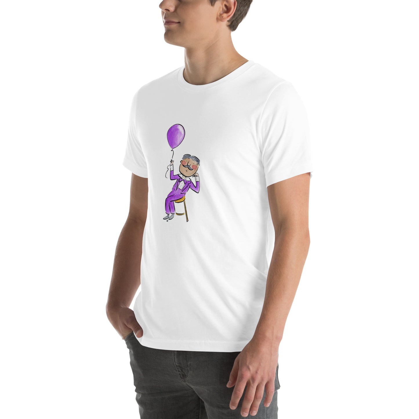 Marcel Proust Illustration by Rosie Brooks Unisex t-shirt