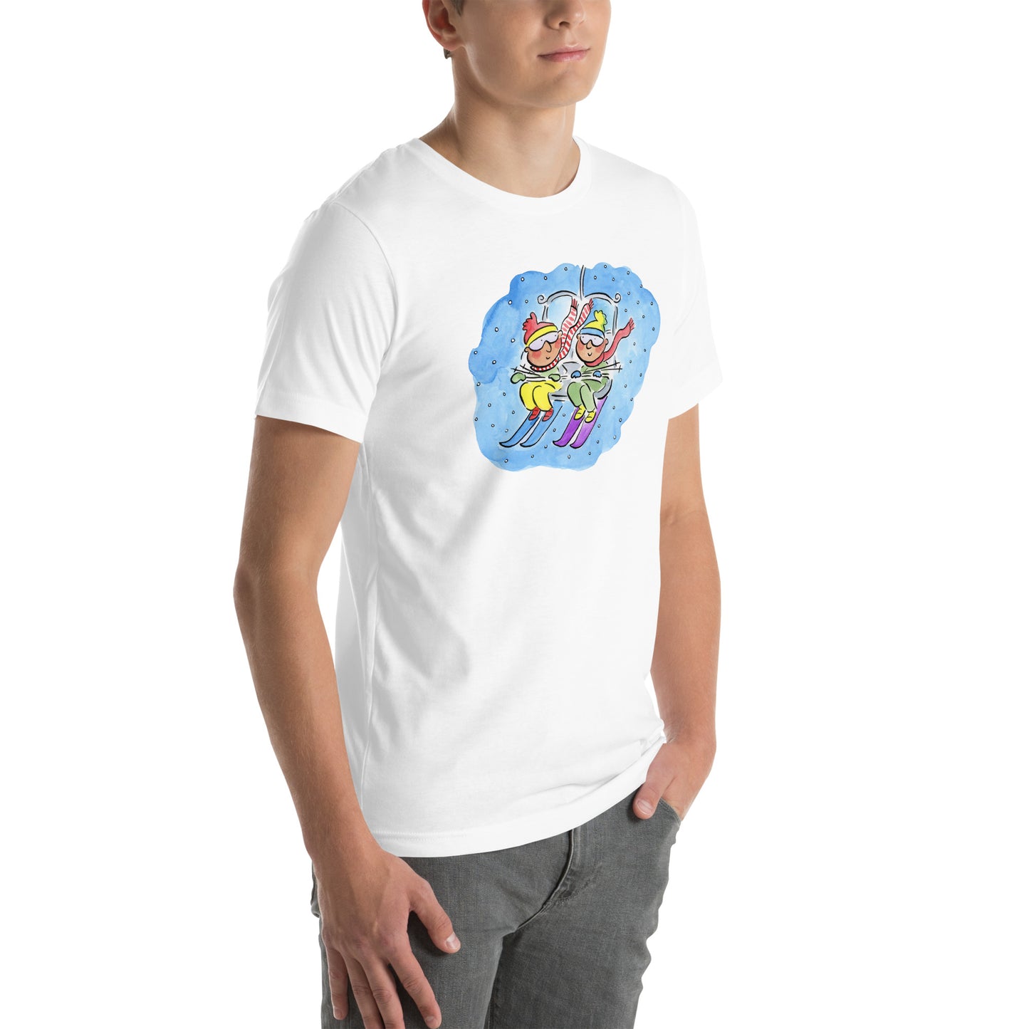 Ski Lift Unisex t-shirt