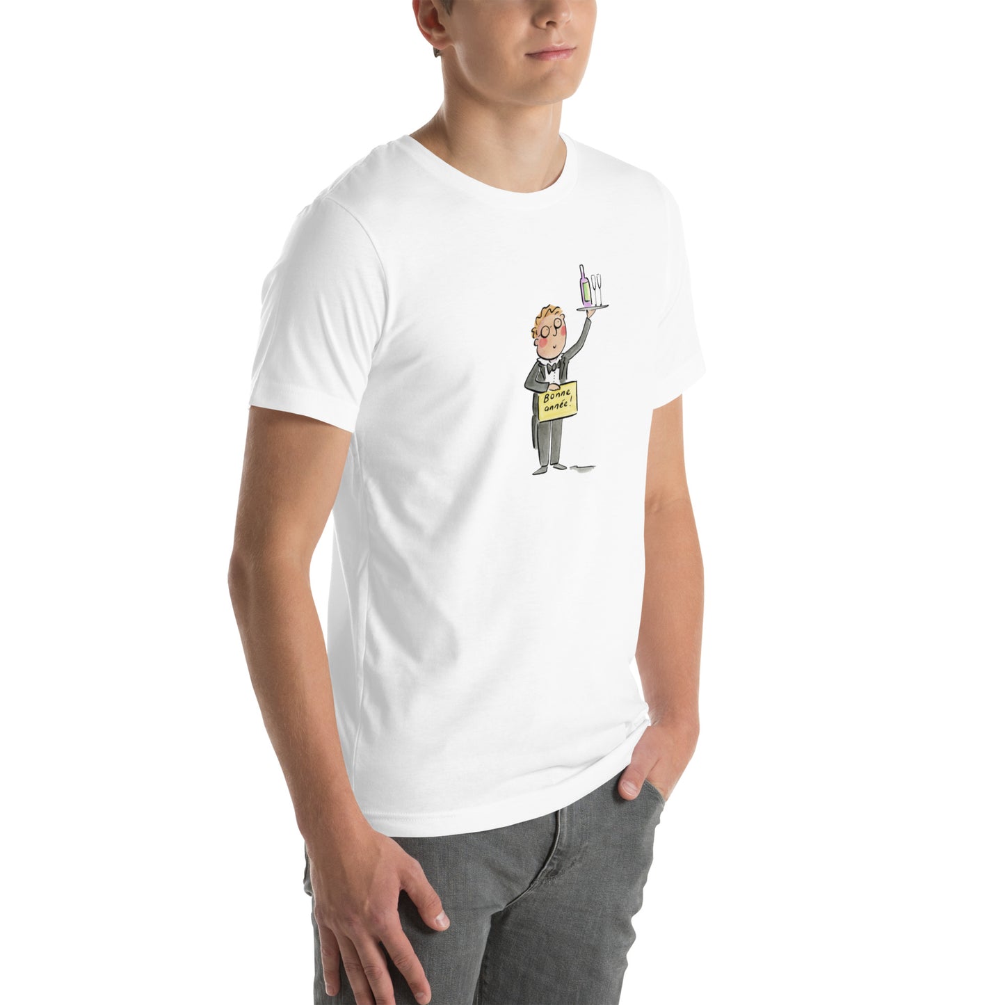 Bonne année, illustration de Rosie Brooks T-shirt unisexe