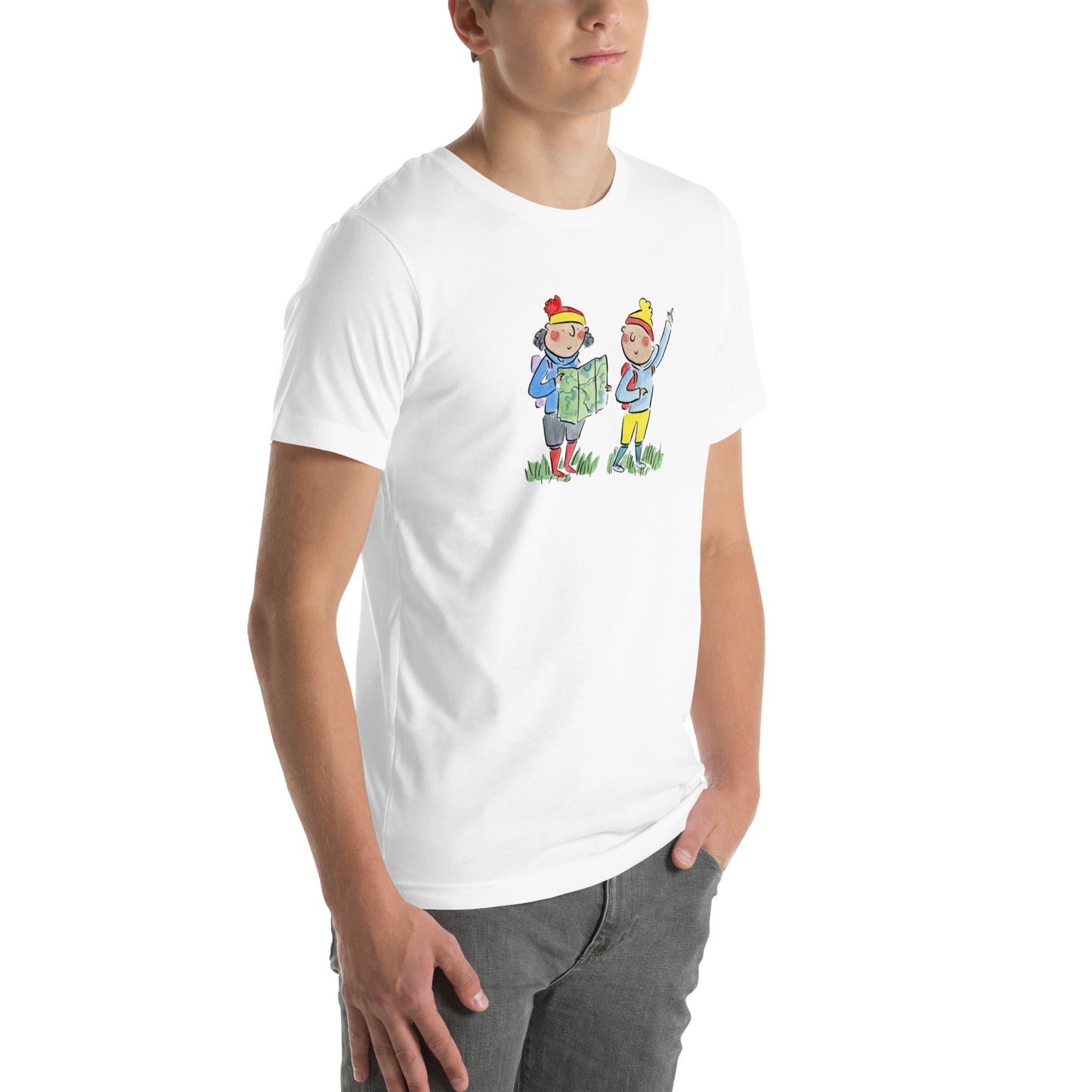 Country Walk Illustration by Rosie Brooks Unisex t-shirt