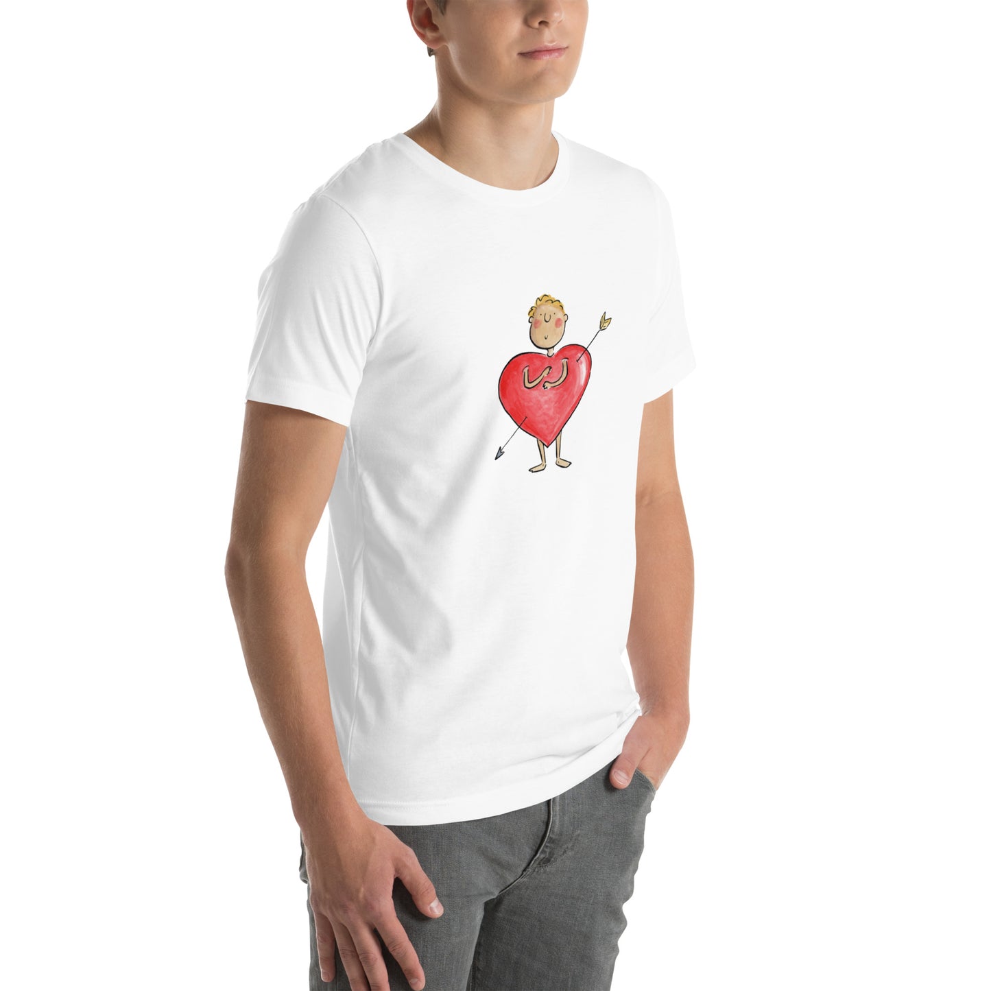 Heart Illustration by Rosie Brooks Unisex t-shirt