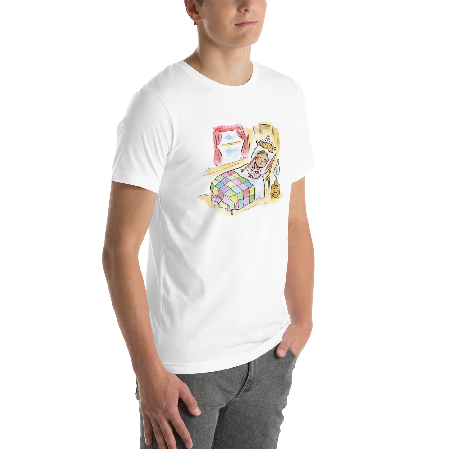 Sleepy Illustration by Rosie Brooks Unisex t-shirt