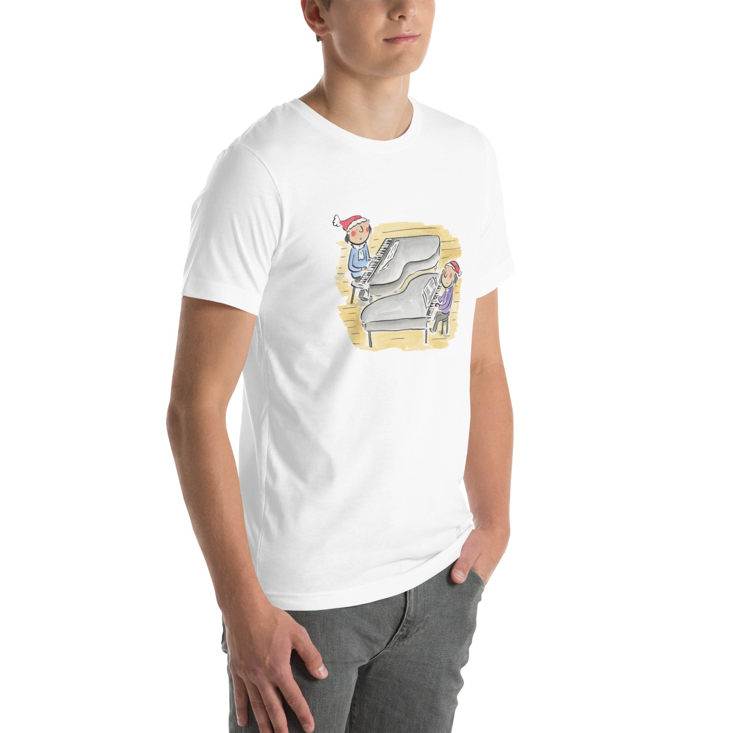 Christmas Chopin Liszt Unisex t-shirt