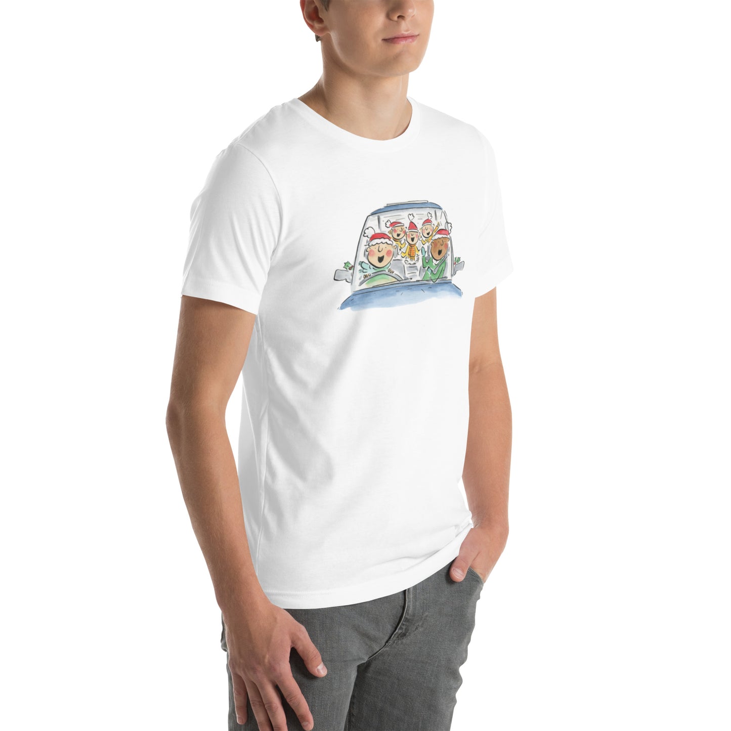 Driving Home for Christmas Unisex t-shirt