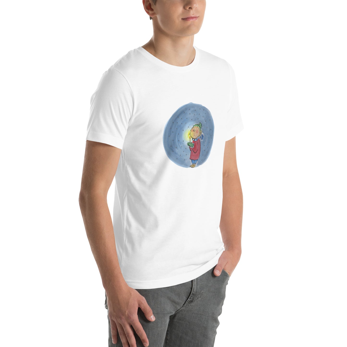 Bleak Midwinter Illustration by Rosie Brooks Unisex t-shirt