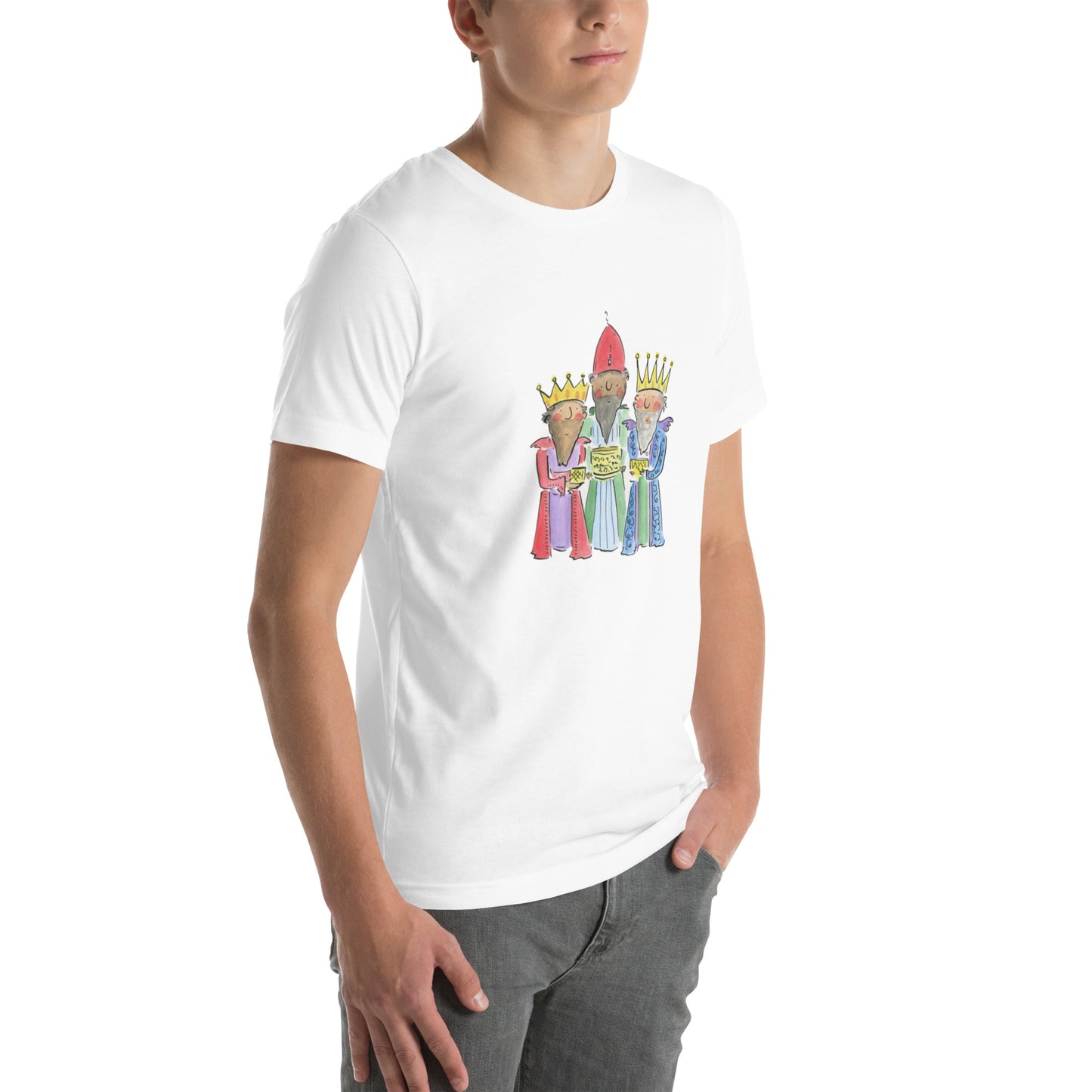 We Three Kings Illustration by Rosie Brooks Unisex t-shirt