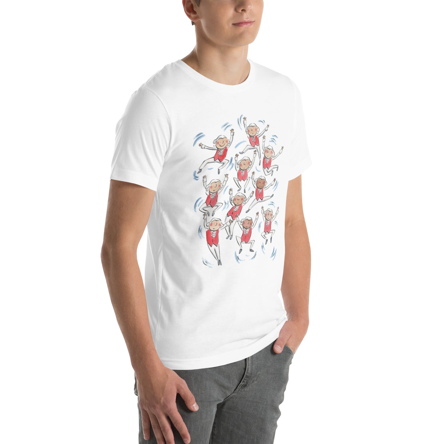 Ten Lords a Leaping Unisex t-shirt