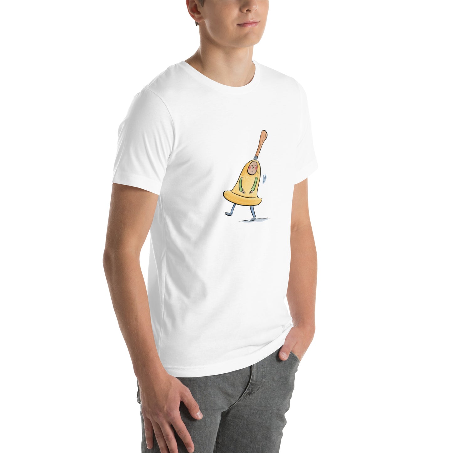 Bell Illustration by Rosie Brooks Unisex t-shirt