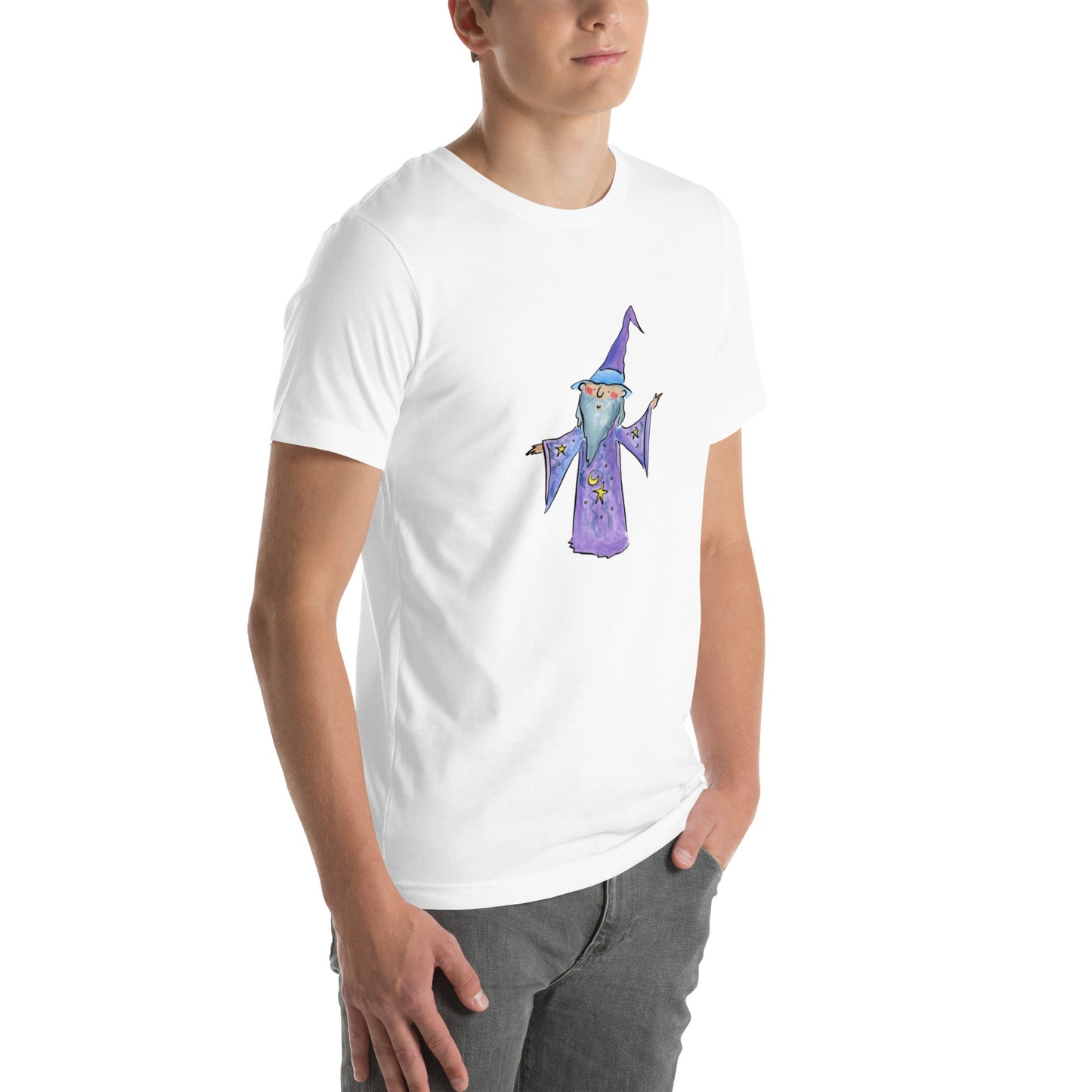 Wizard Illustration by Rosie Brooks Unisex t-shirt