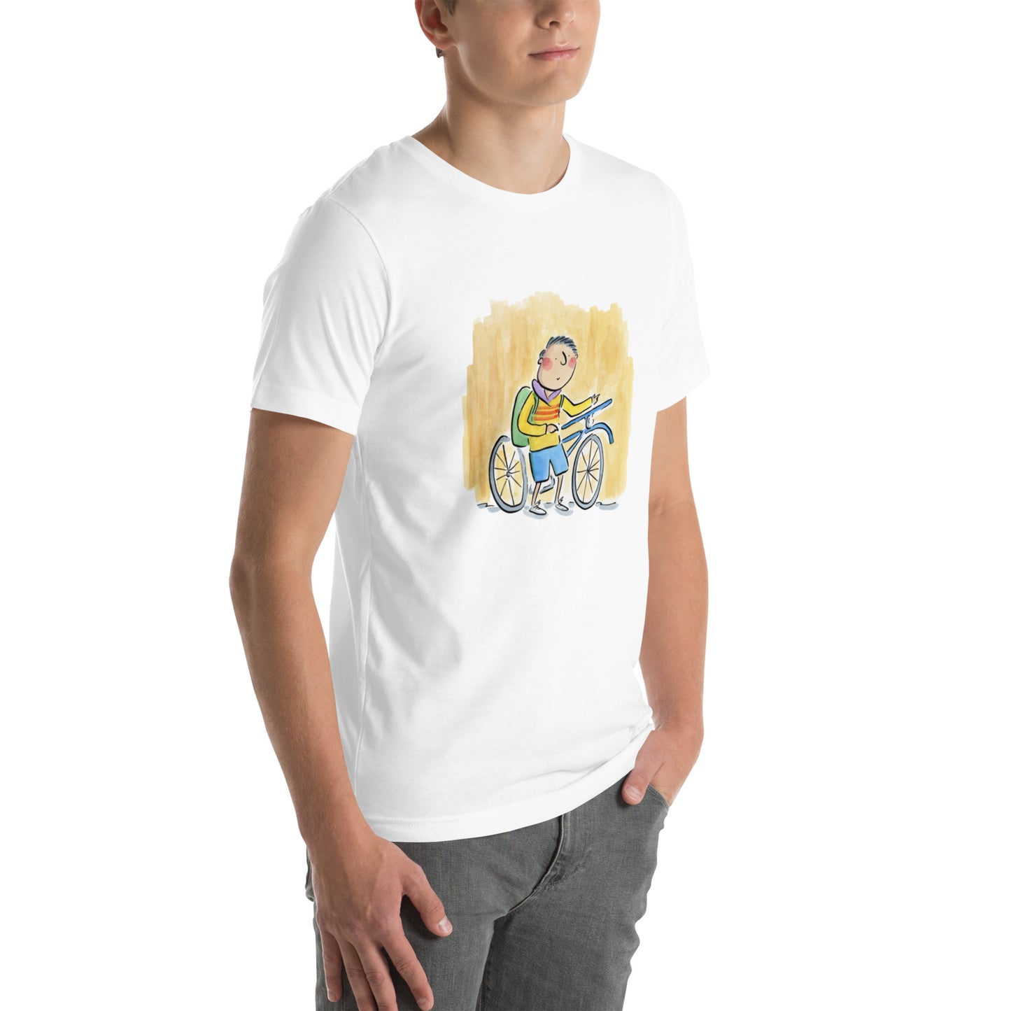 Bike Illustration by Rosie Brooks Unisex t-shirt