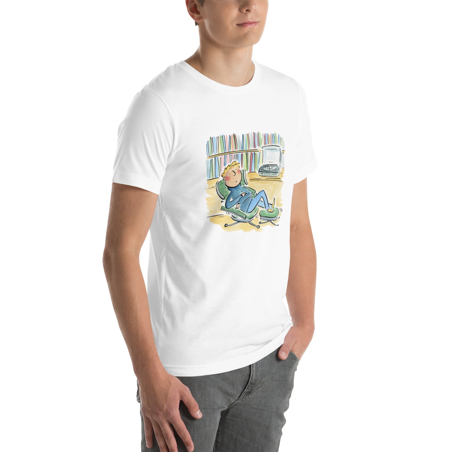 Vinyl Illustration by Rosie Brooks Unisex t-shirt