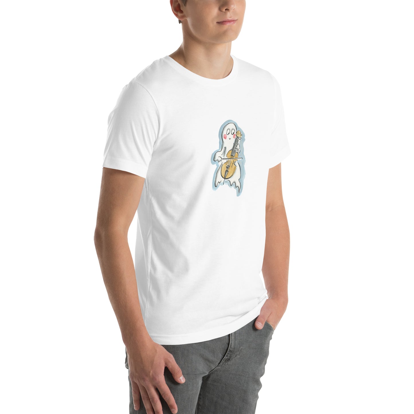 Ghost Cellist Unisex t-shirt