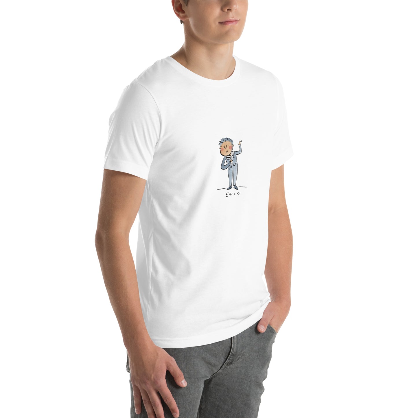 Encore Illustration by Rosie Brooks Unisex t-shirt