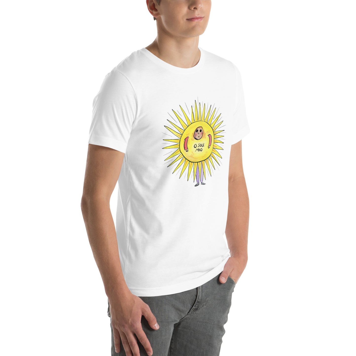 O Sole Mio Illustration by Rosie Brooks Unisex t-shirt