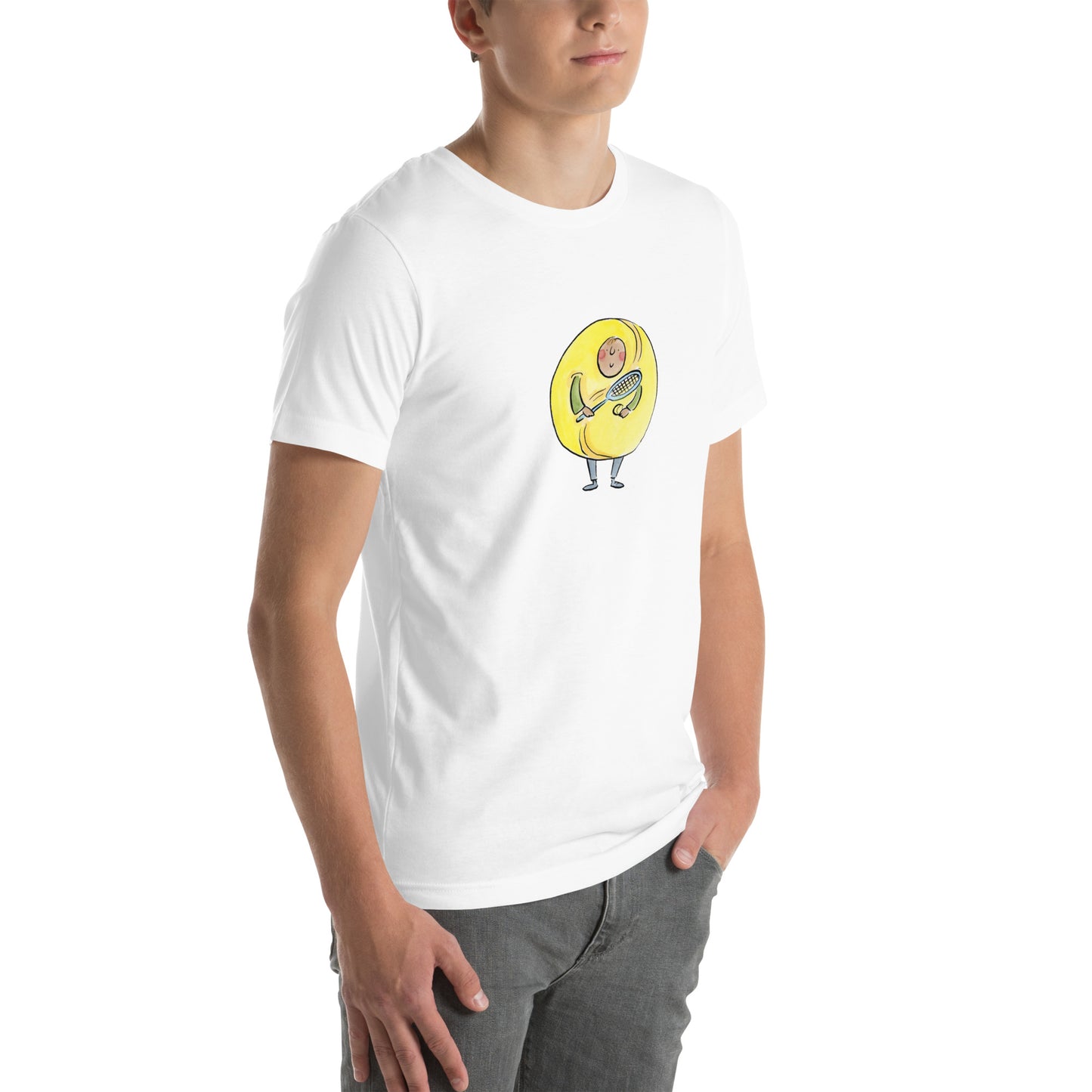 Tennis Ball Illustration by Rosie Brooks Unisex t-shirt