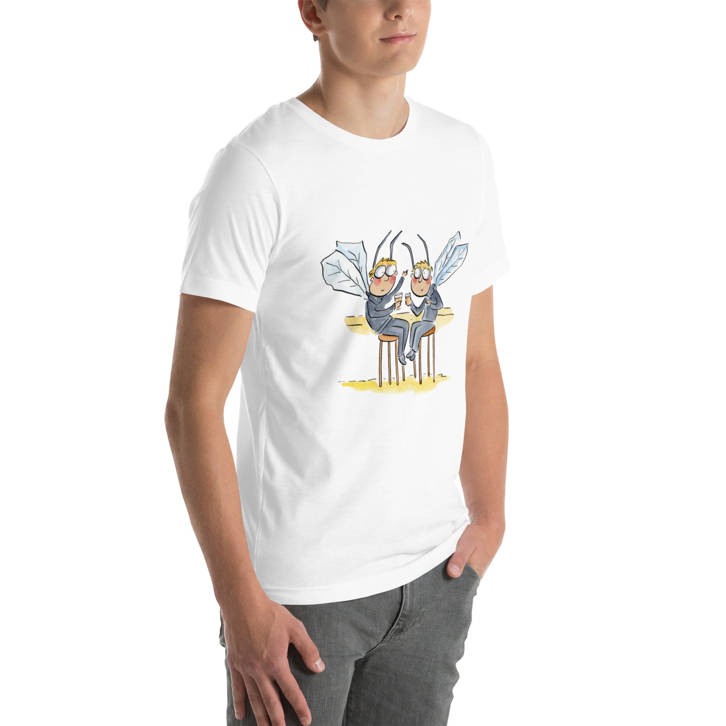 Barflies Illustration by Rosie Brooks Unisex t-shirt