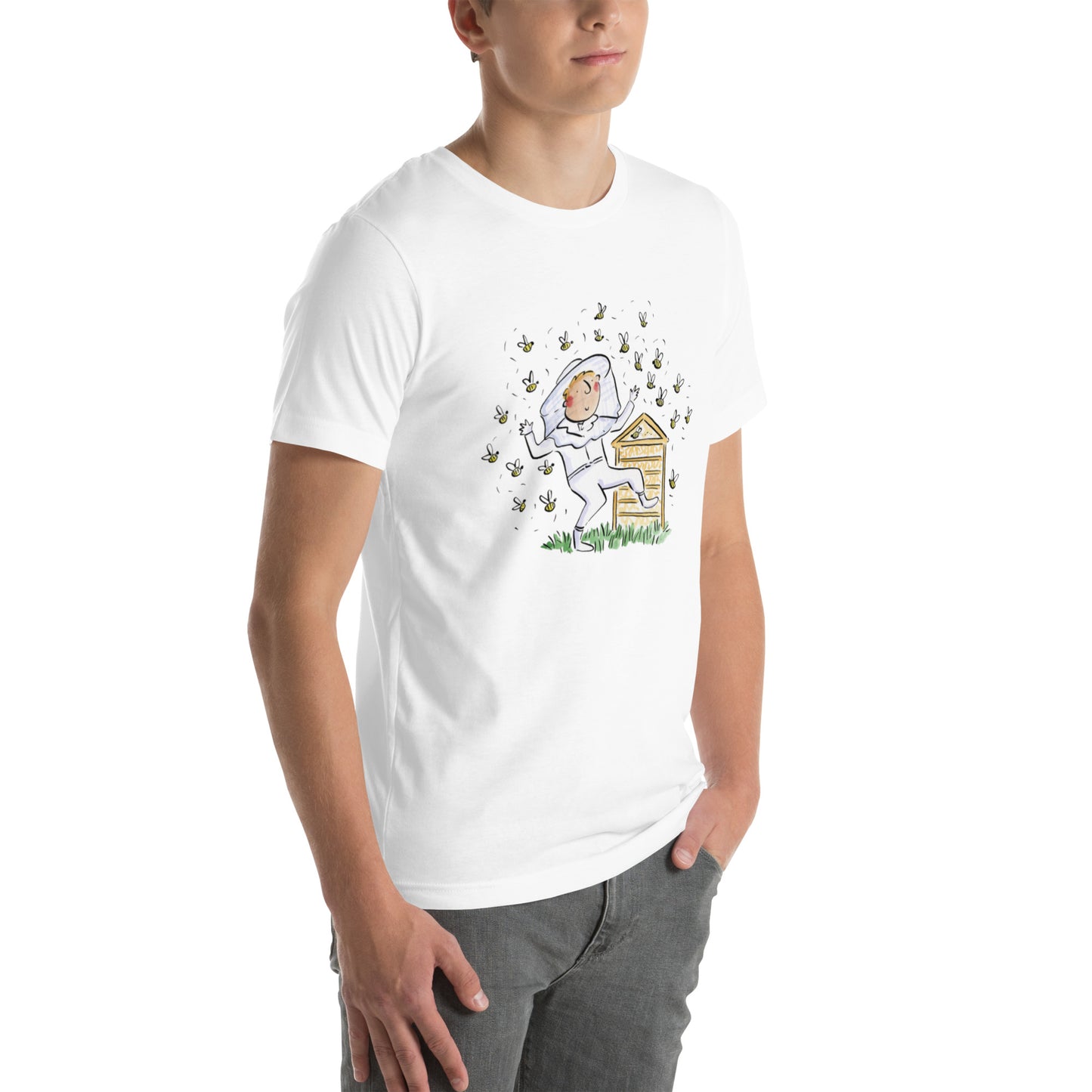 Beekeeper Illustration by Rosie Brooks Unisex t-shirt