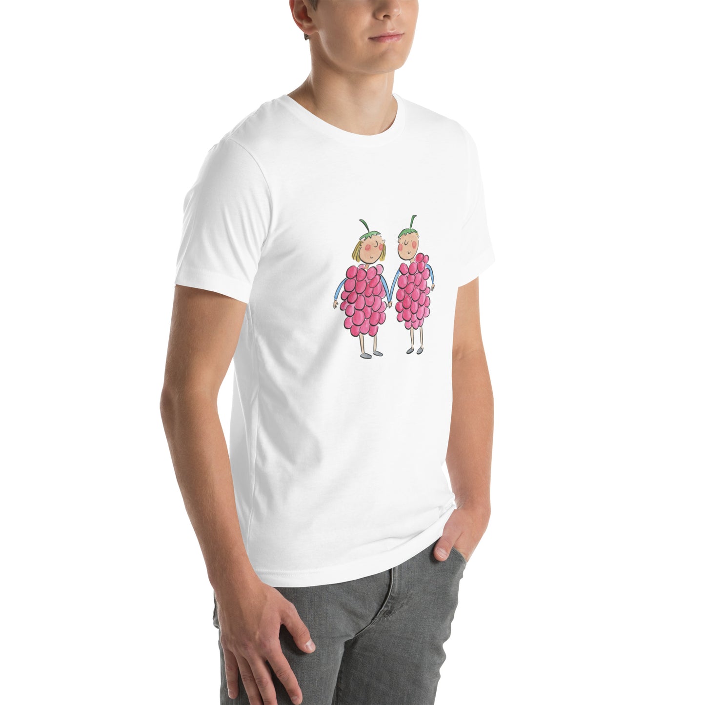 Raspberries Illustration by Rosie Brooks Unisex t-shirt