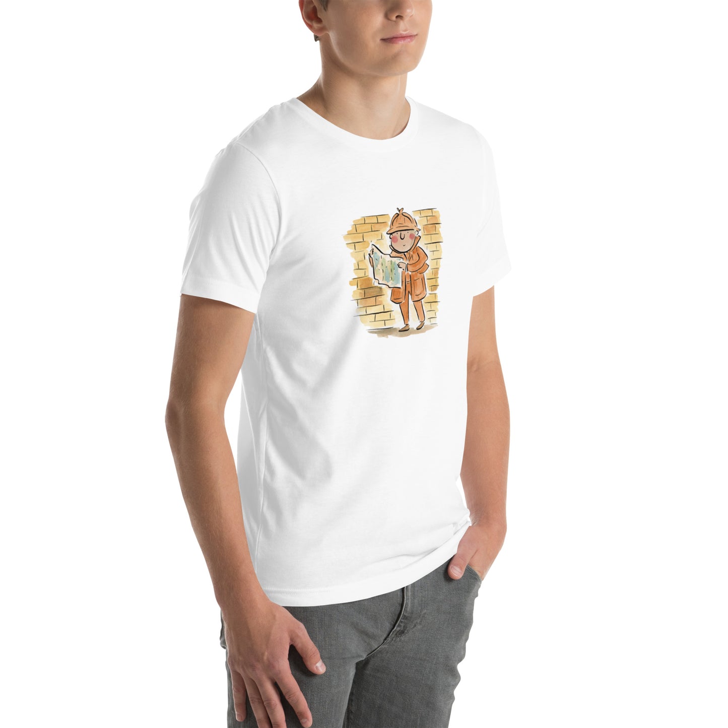 Detective Illustration by Rosie Brooks Unisex t-shirt