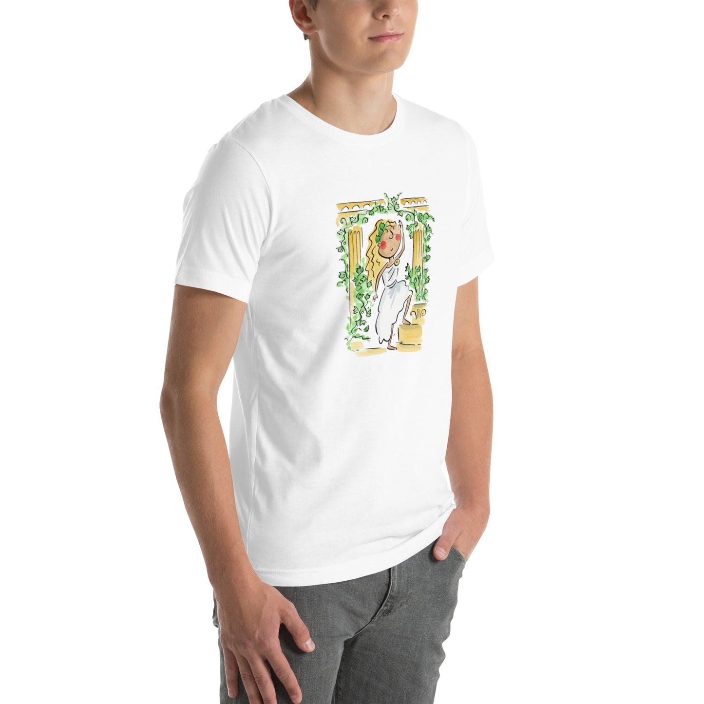 Greek Goddess Illustration by Rosie Brooks Unisex t-shirt