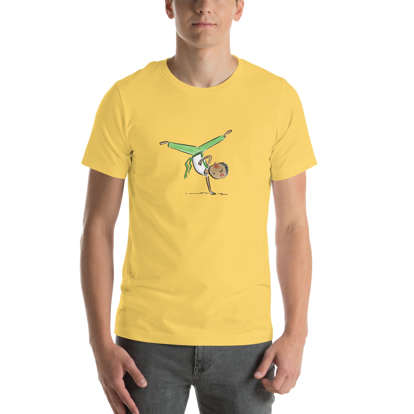 Capoeira Illustration by Rosie Brooks Unisex t-shirt