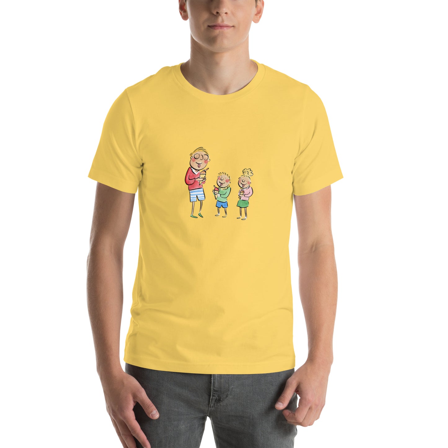 Ice Creams Illustration by Rosie Brooks Unisex t-shirt