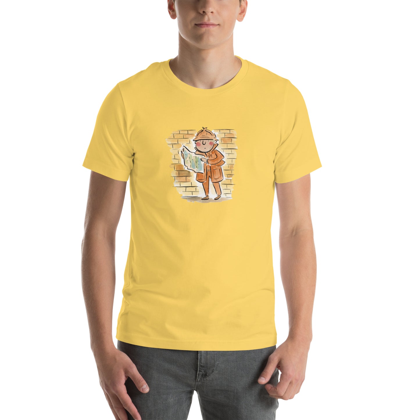 Detective Illustration by Rosie Brooks Unisex t-shirt