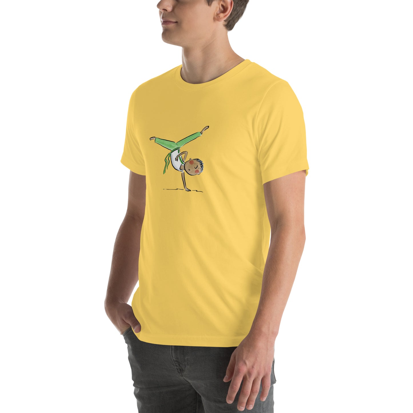 Capoeira Illustration by Rosie Brooks Unisex t-shirt