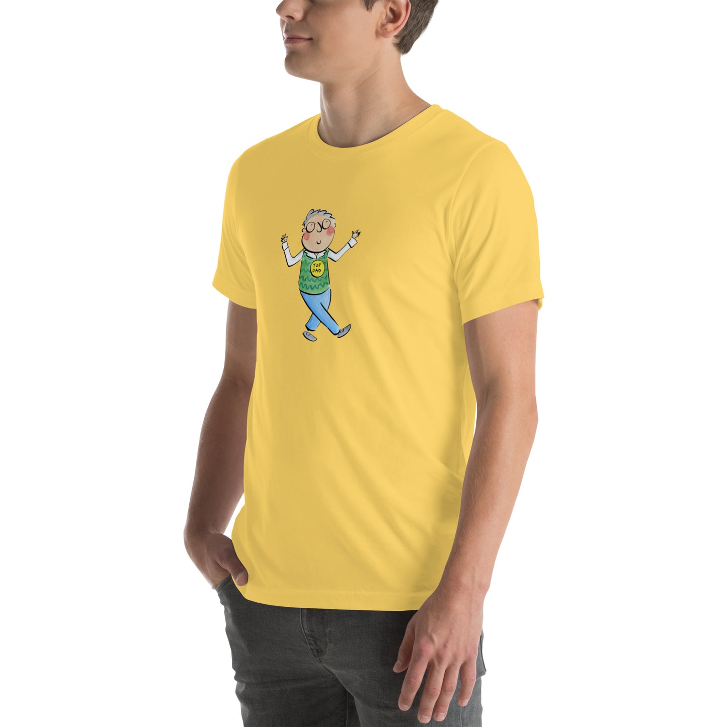 Top Dad Illustration by Rosie Brooks Unisex t-shirt