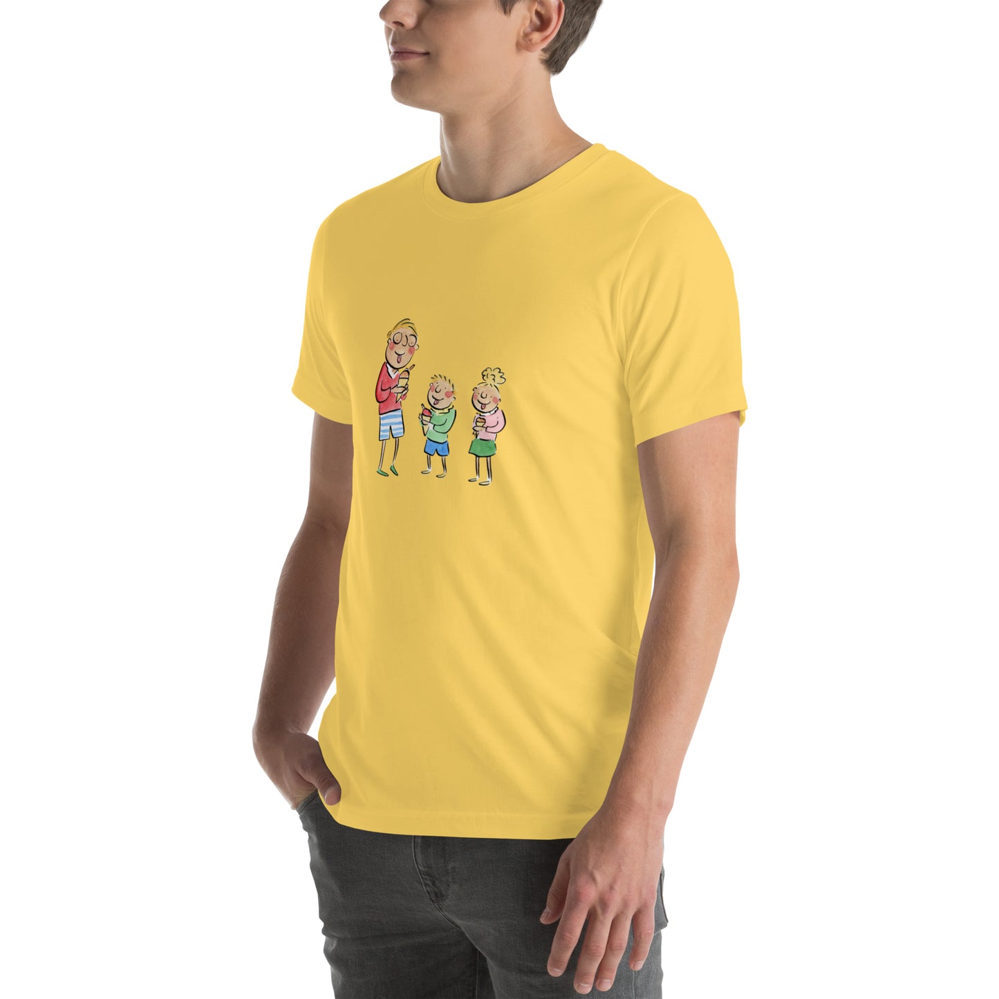 Ice Creams Illustration by Rosie Brooks Unisex t-shirt