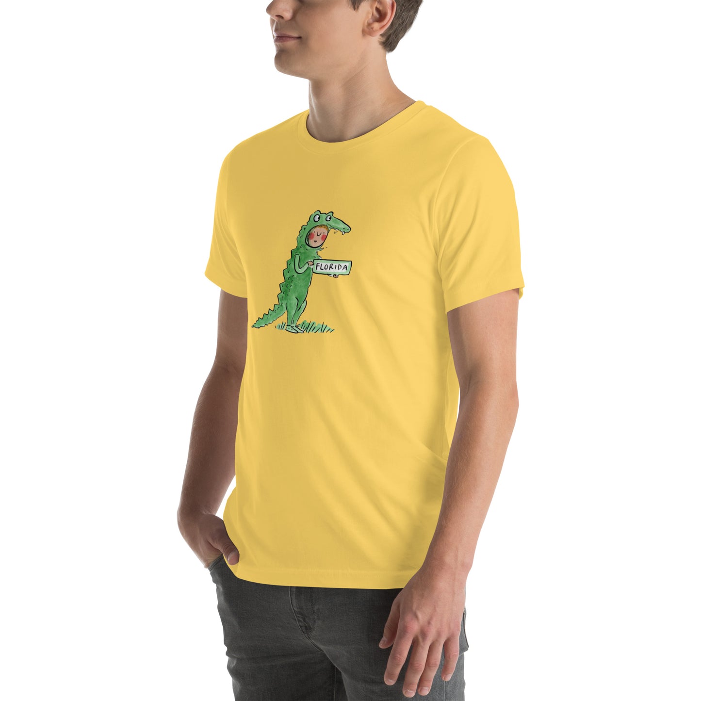 Florida Alligator Illustration by Rosie Brooks Unisex t-shirt