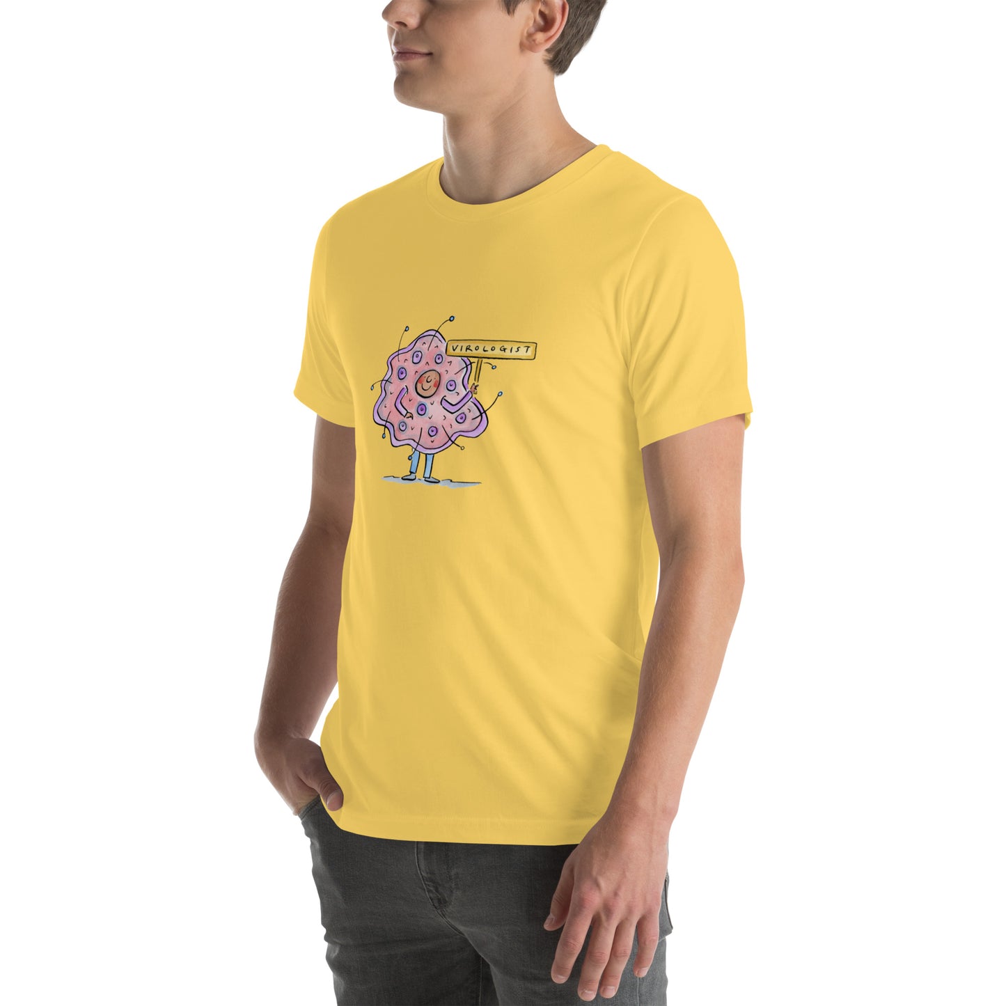 Virologist Illustration by Rosie Brooks Unisex t-shirt