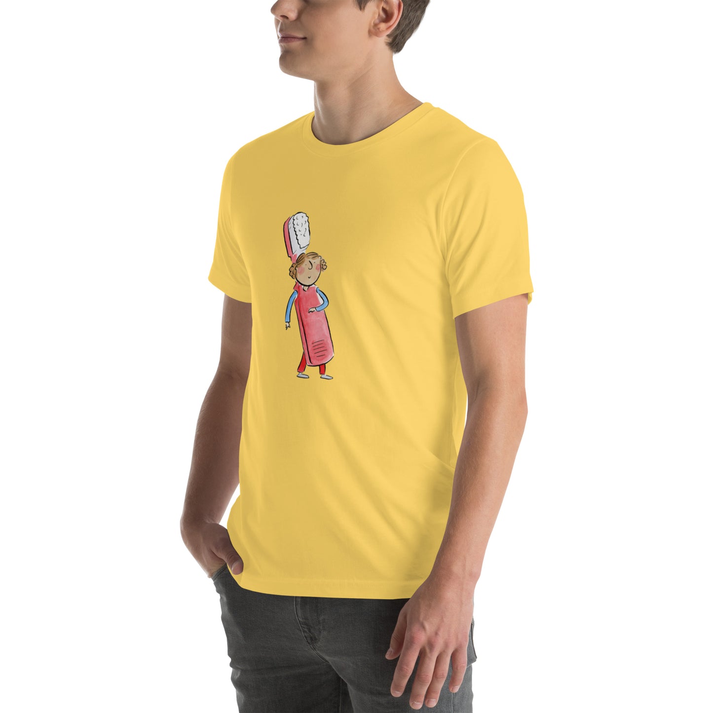 Pink T Shirt Illustrated by Rosie Brooks Unisex t-shirt