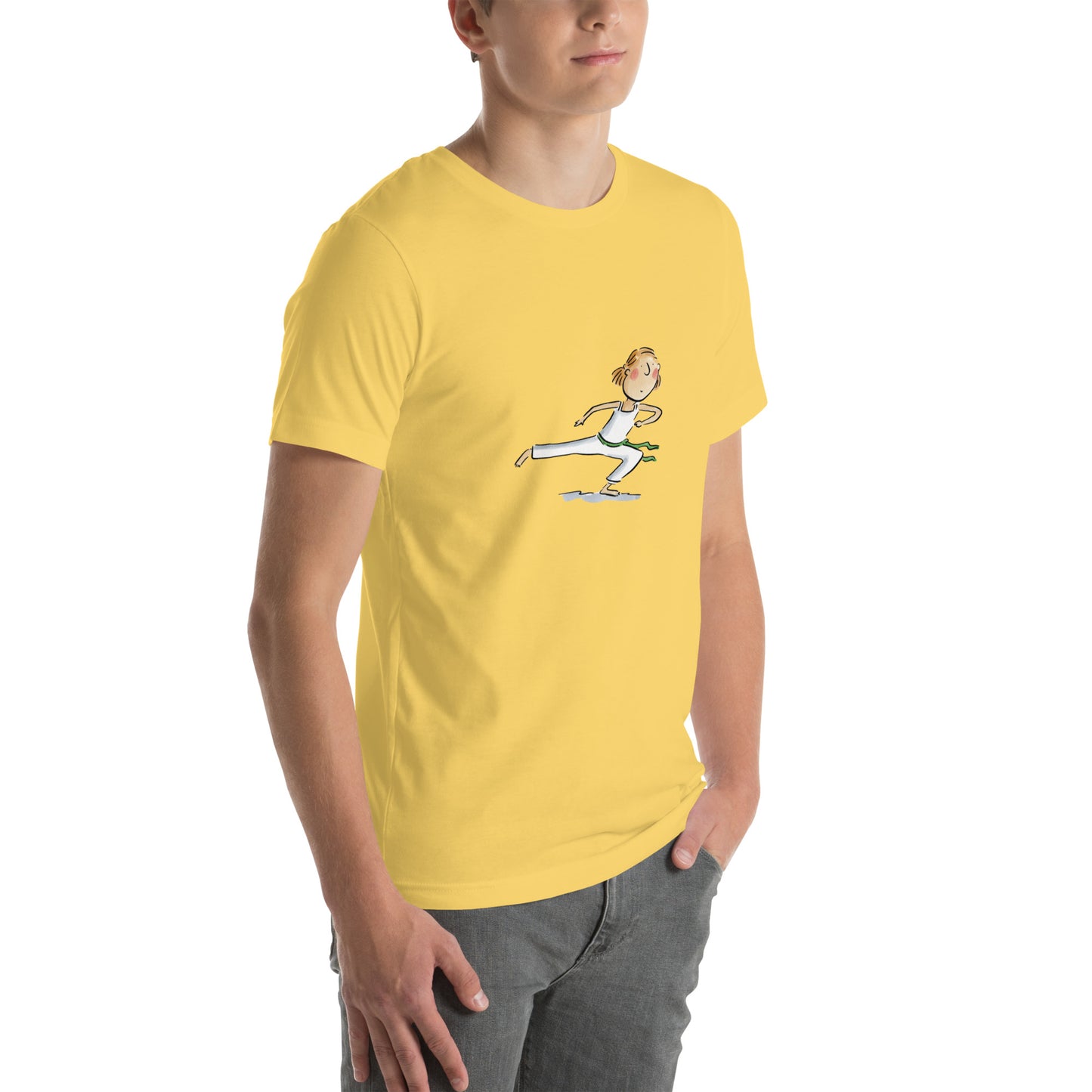 Capoeira Illustration by Rosie Brooks Unisex t-shirt