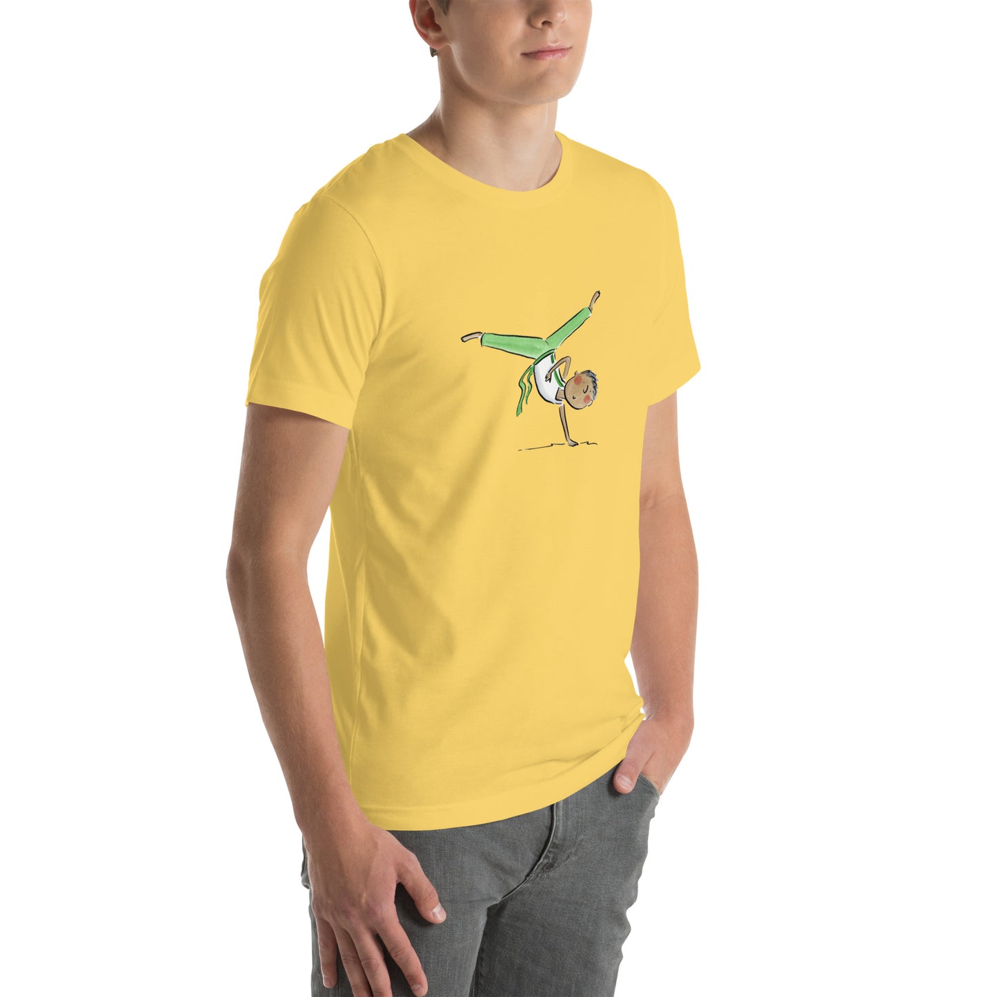 Capoeira Illustration by Rosie Brooks Unisex t-shirt