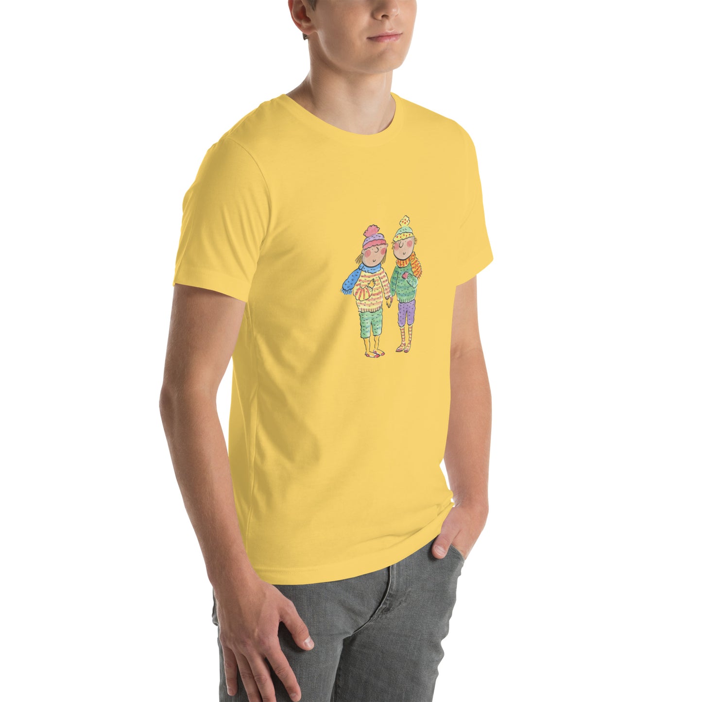 Woolies Illustration by Rosie Brooks Unisex t-shirt