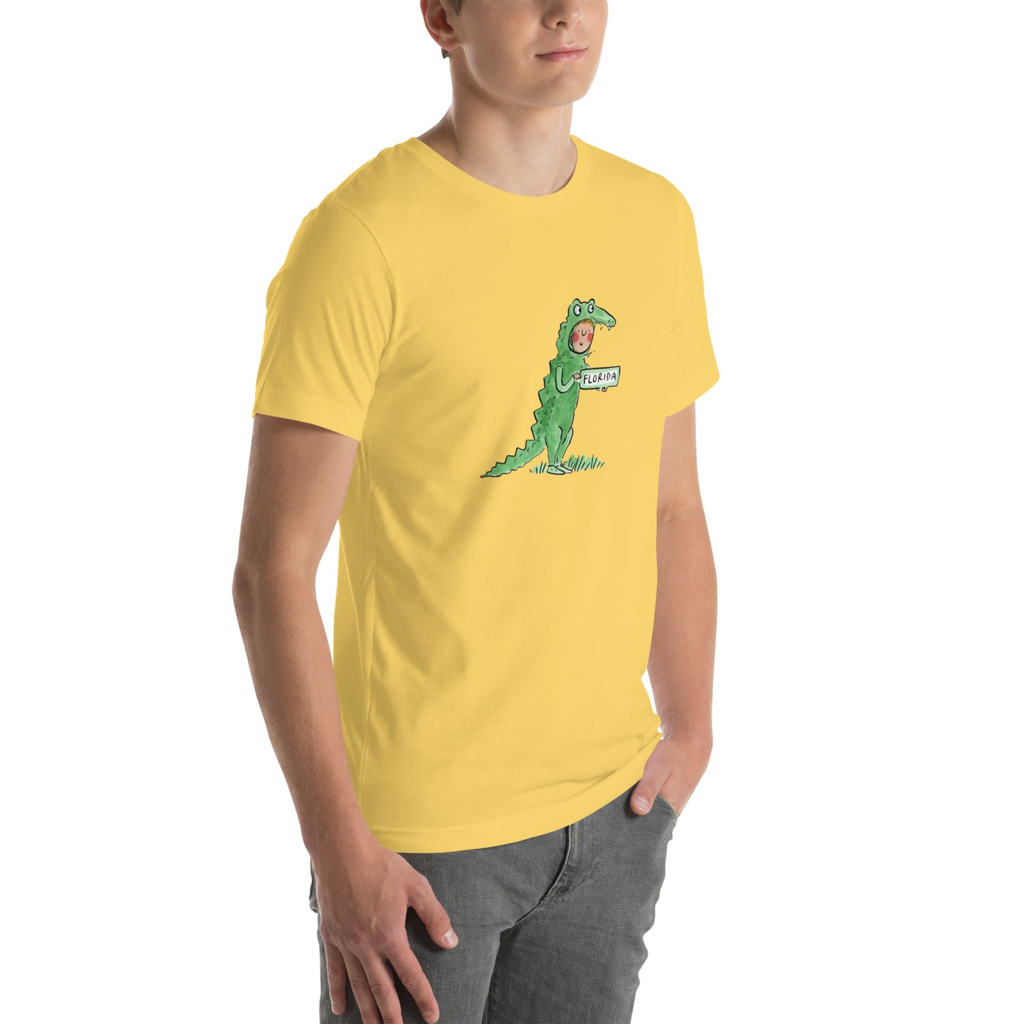 Florida Alligator Illustration by Rosie Brooks Unisex t-shirt