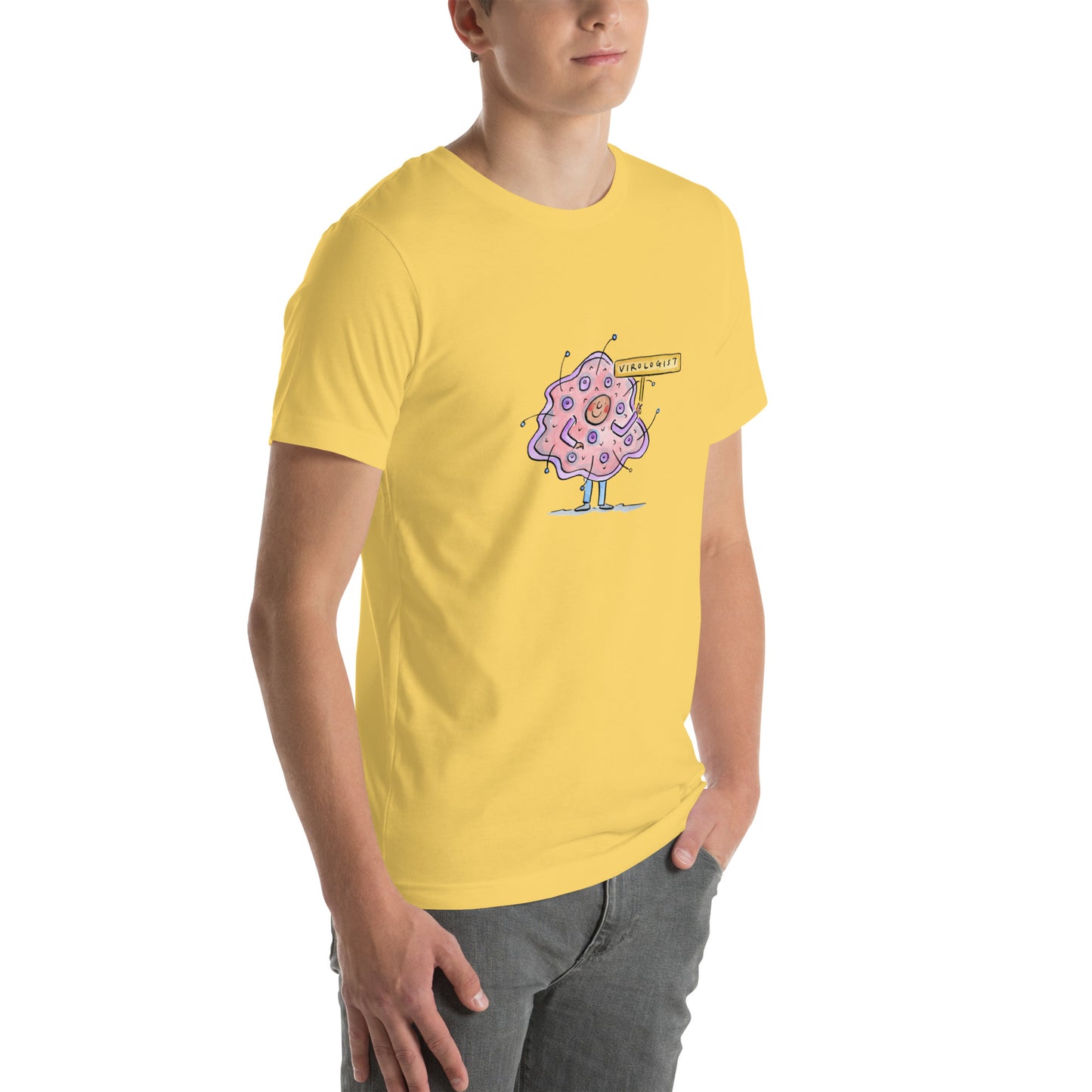 Virologist Illustration by Rosie Brooks Unisex t-shirt