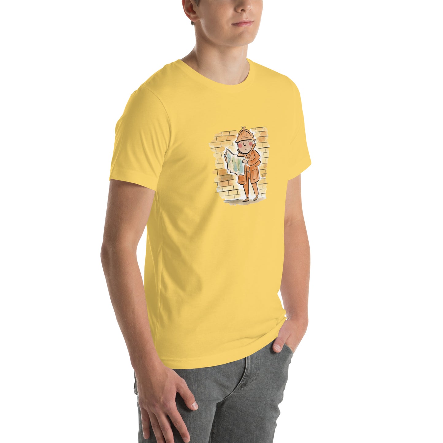 Detective Illustration by Rosie Brooks Unisex t-shirt