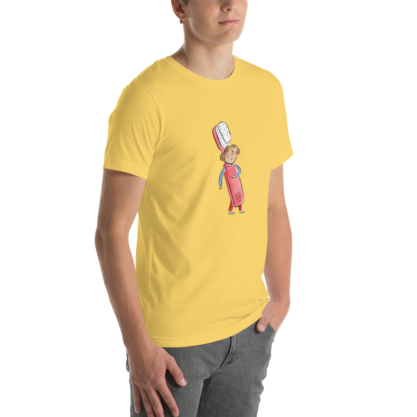 Pink T Shirt Illustrated by Rosie Brooks Unisex t-shirt