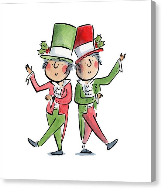 Victorian Christmas - Canvas Print