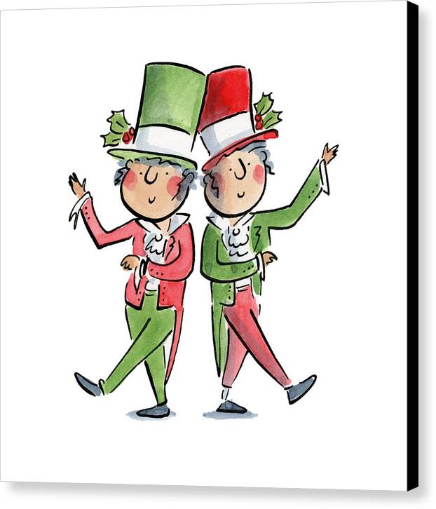 Victorian Christmas - Canvas Print